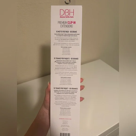 Donna Bella Hair 14’ clip-in extensions - Picture 2 of 6